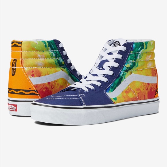 Vans Other - Vans x Crayola Sk8-Hi Mash Up Melt Skate Shoe - Multicolour Size 4